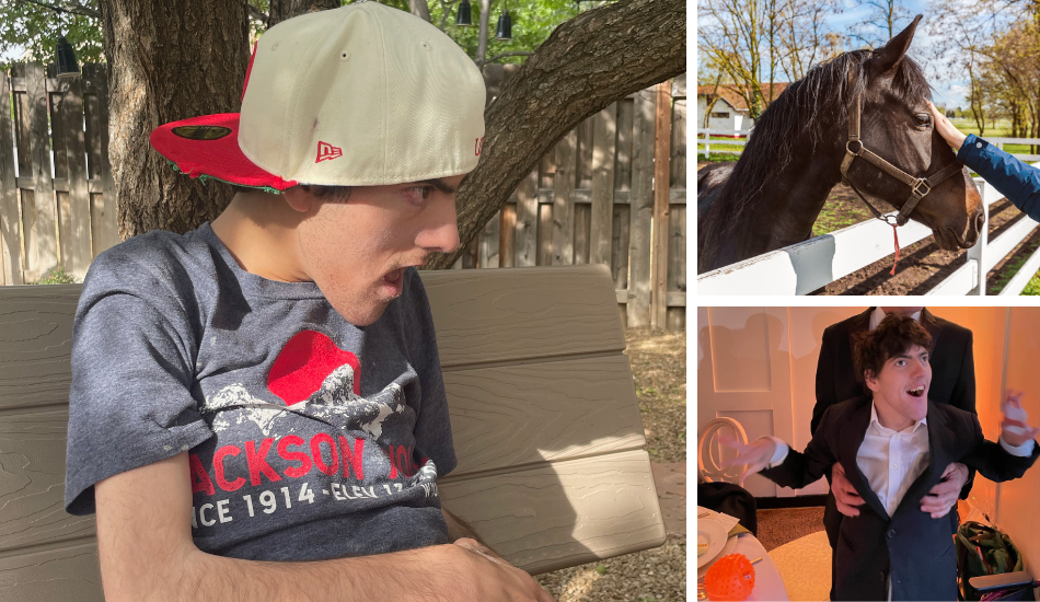 Jeffrey Trela Hoskins enjoys the outside and horses