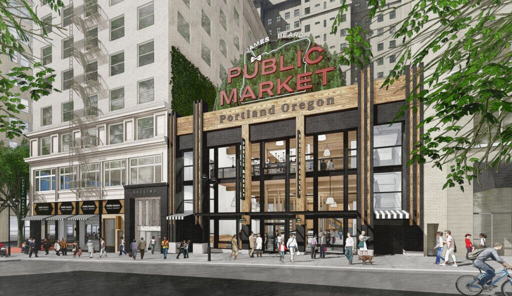 Rendering of James Beard Public Market